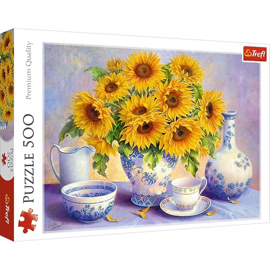  Trefl - 500 Piece Jigsaw Puzzles, Sunflowers