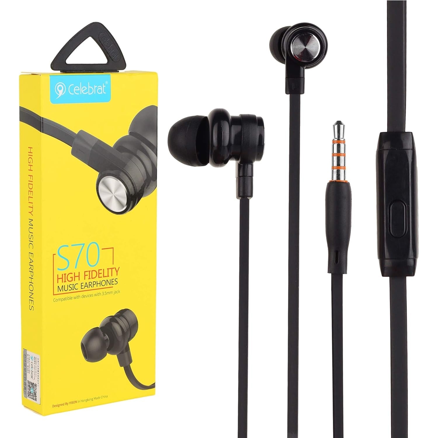 Celebrat - S70 Wired Earphones