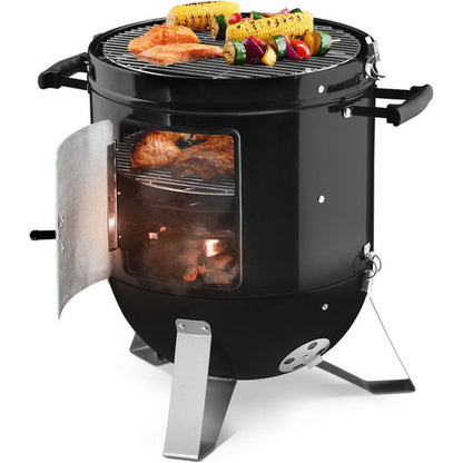 Grillmeister - smoky flavors with the GRILLMEISTER Smoker Ø40 cm