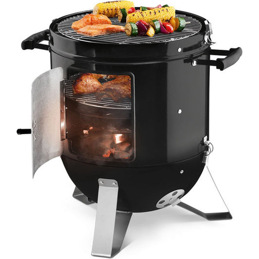 Grillmeister - smoky flavors with the GRILLMEISTER Smoker Ø40 cm