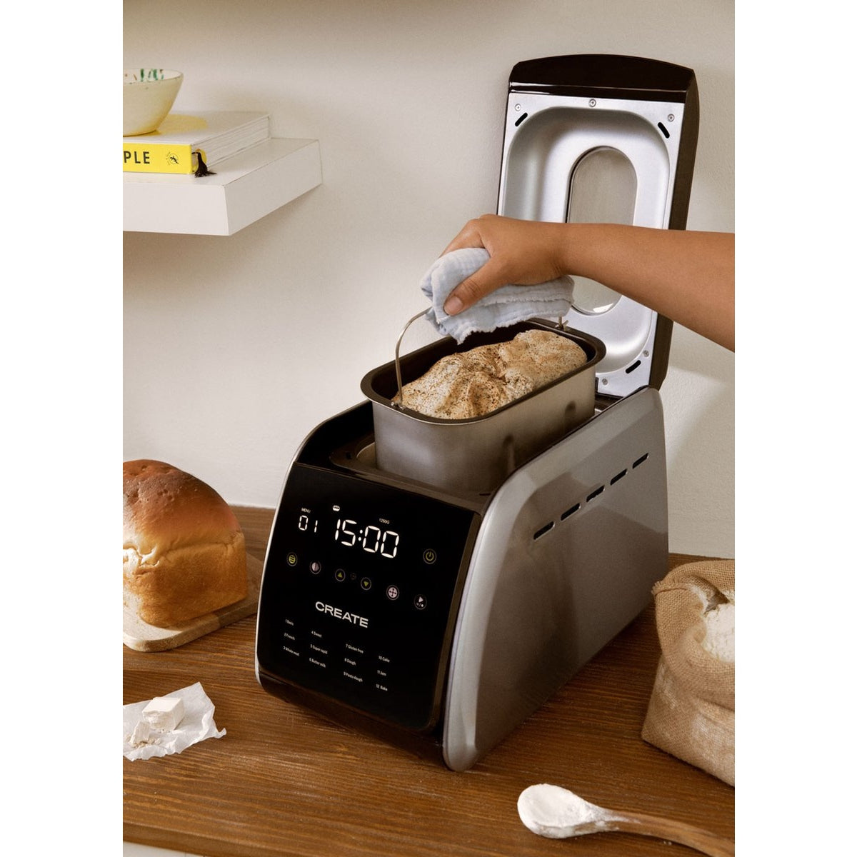 Create - Chef Bread - Bread Maker - 850W / 12 Functions