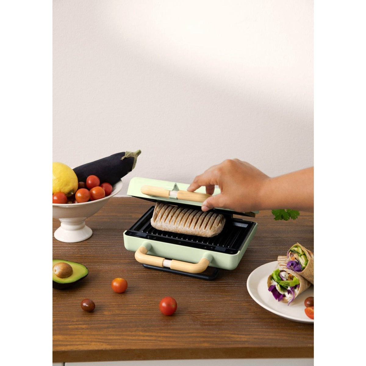 Create - Stone 3 In 1 Studio / Sandwich / Waffle Grill / Green