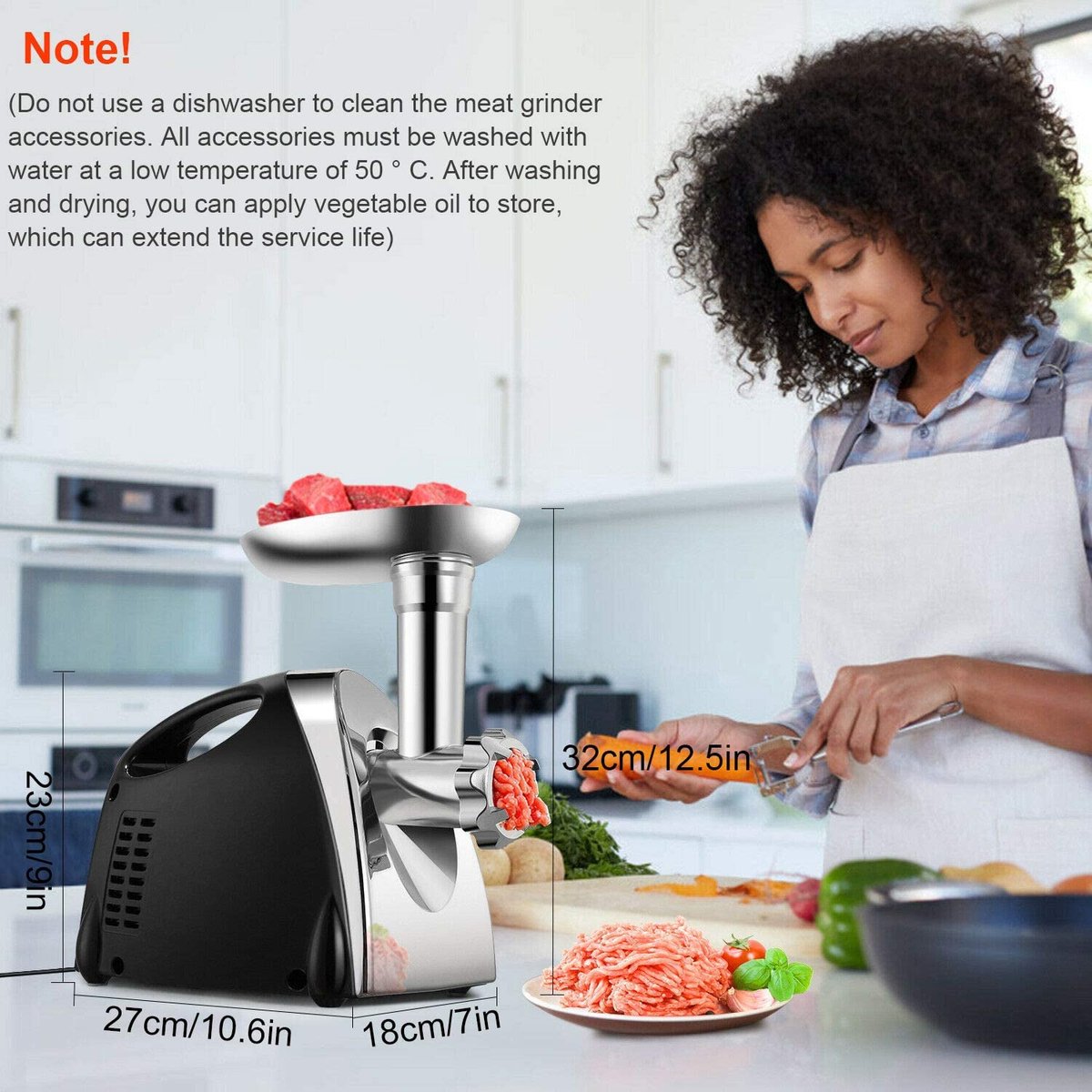 Electric food grinder best sale