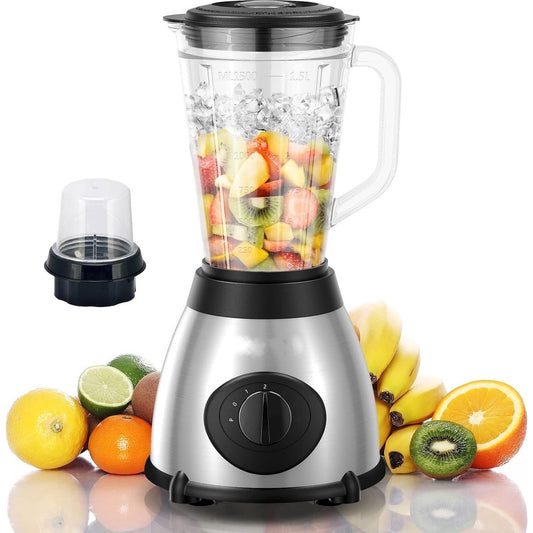 Royalty Line - Blender Smoothie With Coffee Grinder - 800W / 1.5 Liter / Stainless Steel