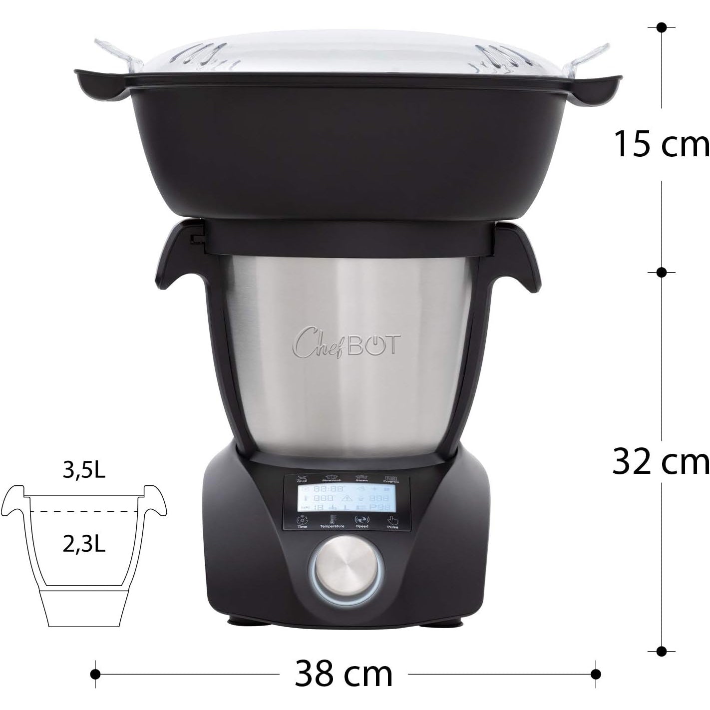 Ikohs - Chefbot Compact Steampro / Multifunction Kitchen Robot