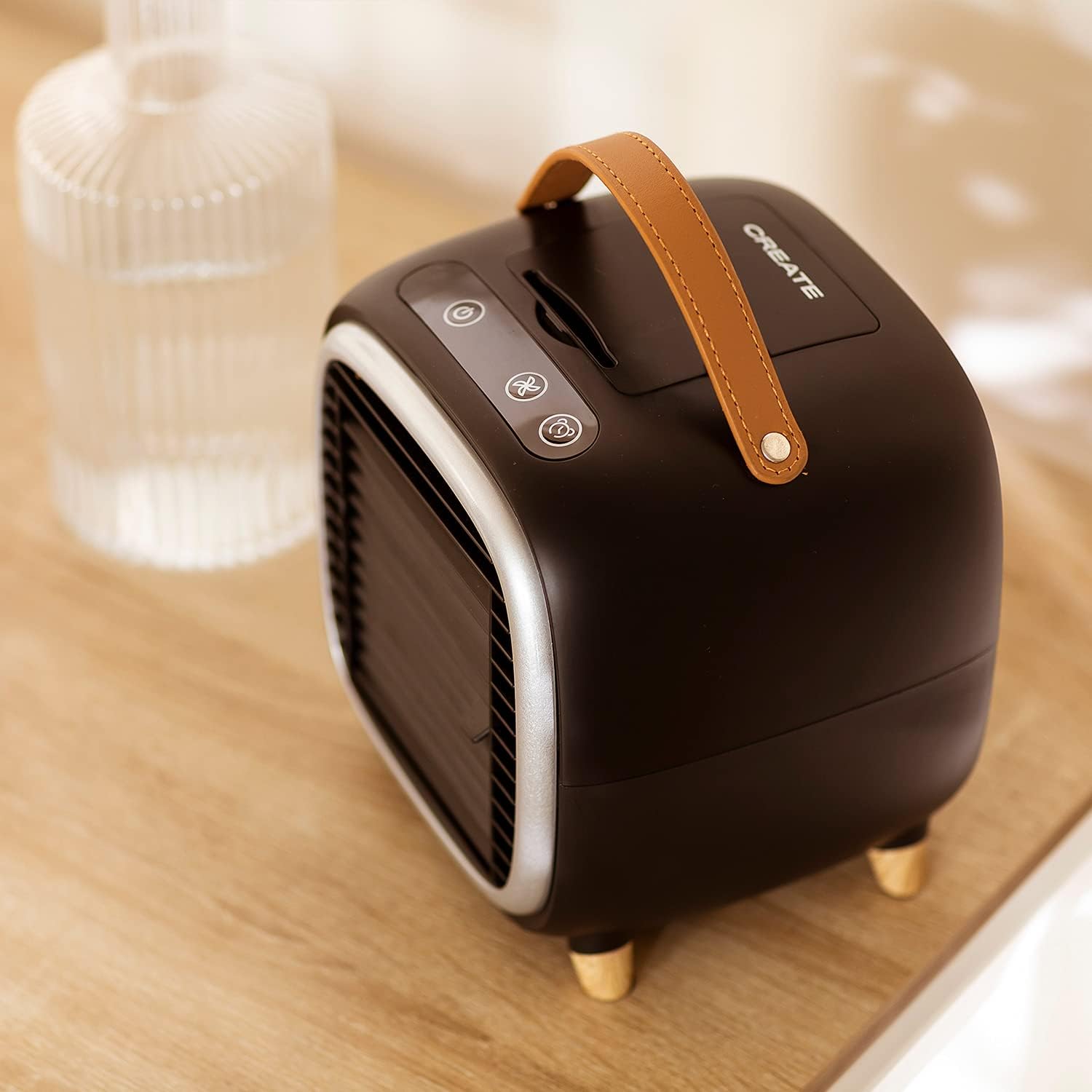 Create - Air Cooler Box Studio Portable Mini Air Conditioner/ Black
