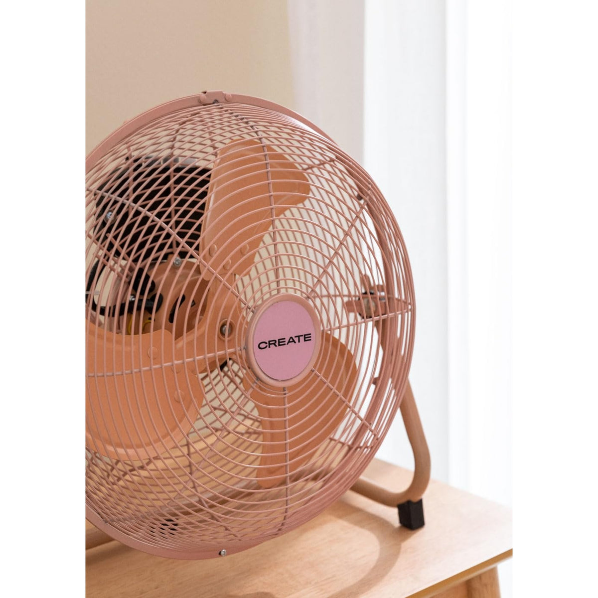 Create - Air Floor Retro - 12 Inch Fan - 3 Speeds - Quiet