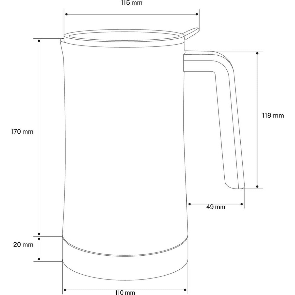 CREATE - Milk Frother / 580ml / saje Green