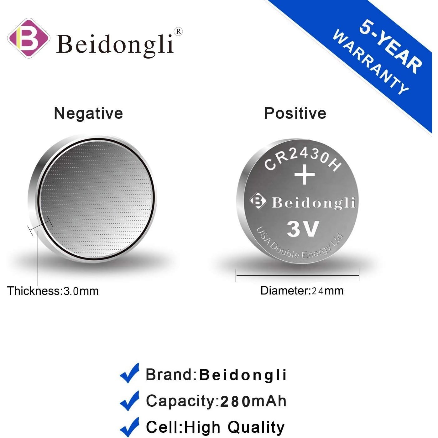 Beidongli - Lithium 3V Battery
