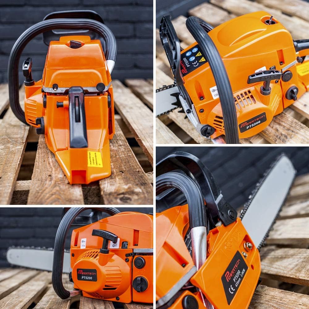 Powertech - Petrol Chainsaw 52 cc MotoRsaw 52 CCM