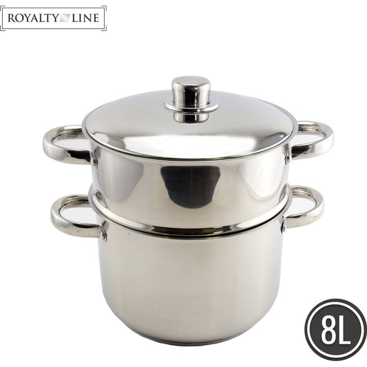 Royalty Line - Couscous Pan / 8 Liters / Stainless Steel