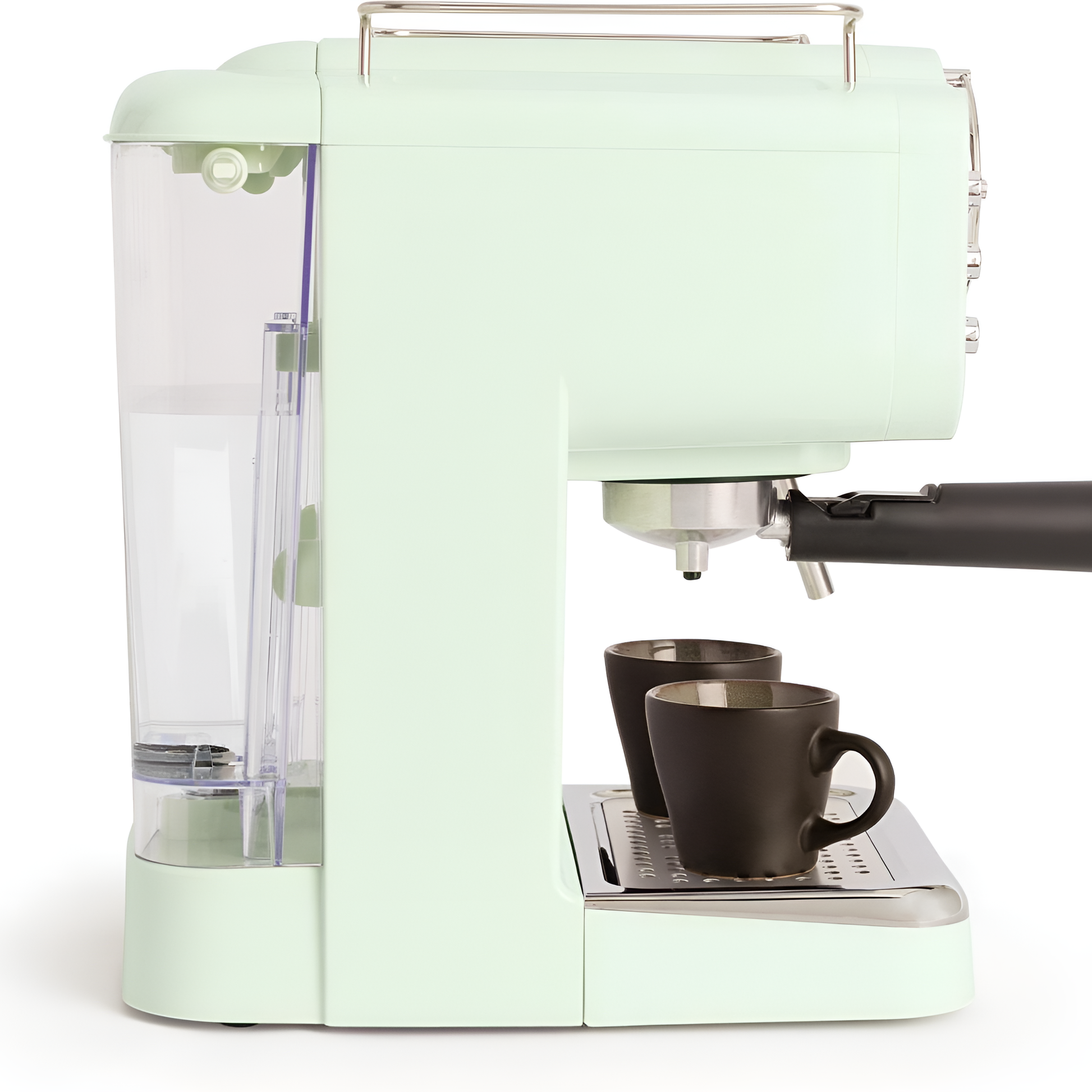 Create - Thera Retro Gloss Express Coffee Machine - Green 
