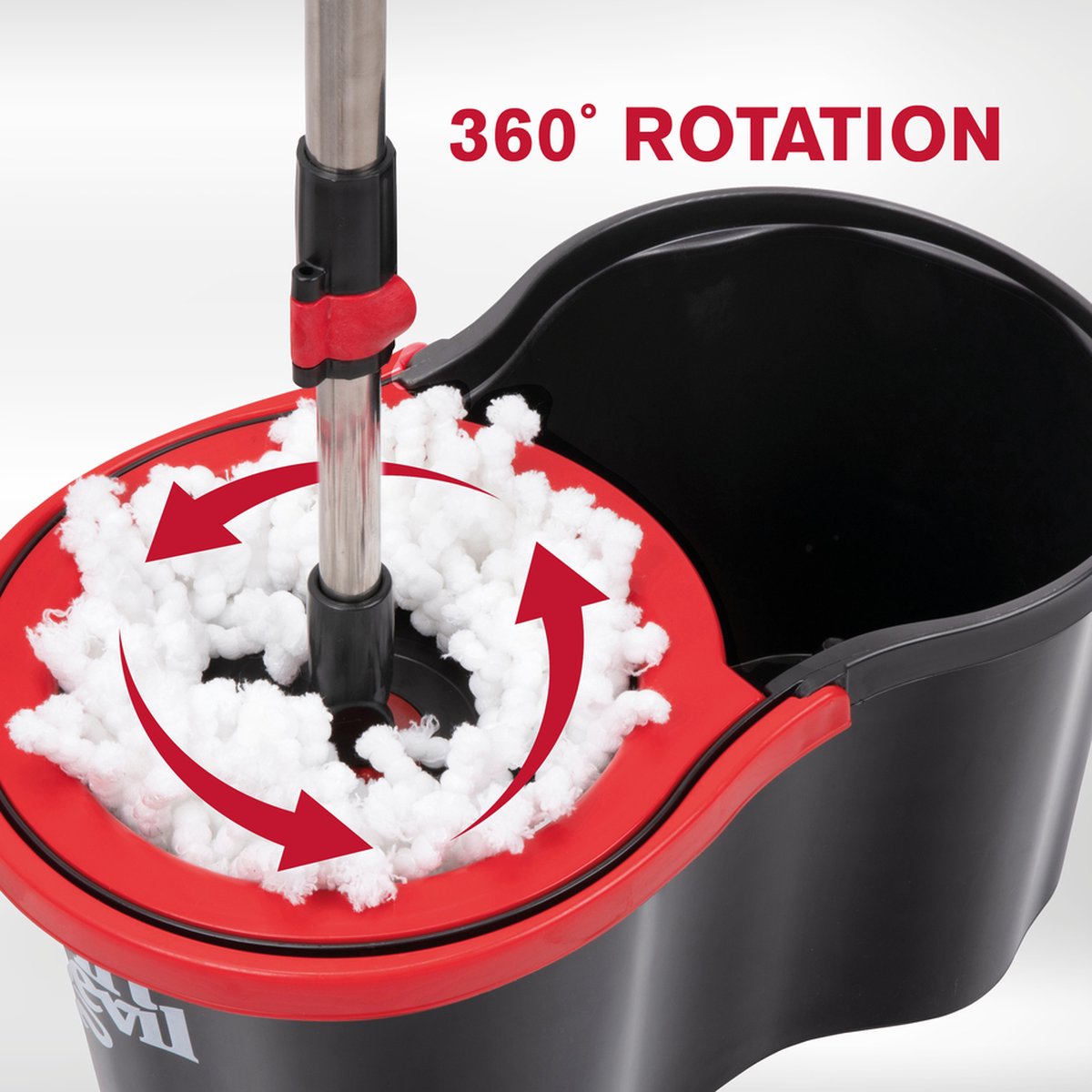 Dirt Devil - Mop System with Wringer – 16 L Bucket