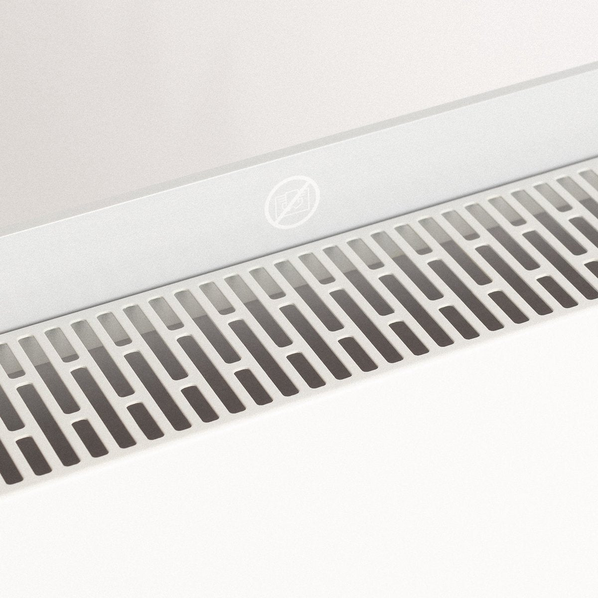 Create - WARM CRYSTAL 2000W – Black Electric Glass Convector with WiFi, LED Touch Screen, and 2 Power Levels