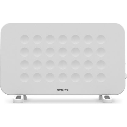 Create - HEATBOX – Electric Convector Heater Black with Fan and Hot Air Function, 2000W