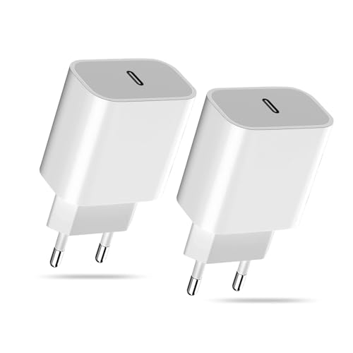 Mijun 20W USB C Charger, compact design, suitable for iPhone and Samsung devices