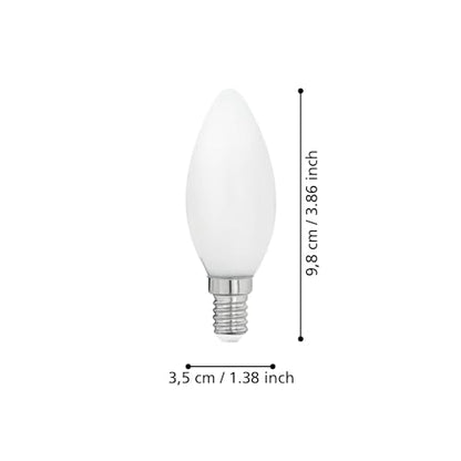 Eglo E14 Led Candle Light Bulb - 806 Lumens, Warm White
