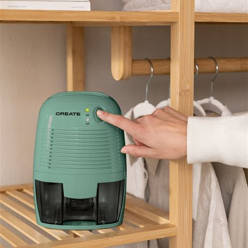 Create - DRYPLUS 500 – Mini Dehumidifier 500 ml – Sage Green