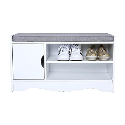 Heute Shoe Storage Bench with Cushion