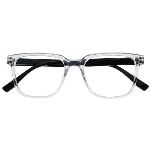 OPULIZE LEO Unisex Resting Glasses with modern rectangular frames