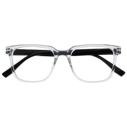 OPULIZE LEO Unisex Resting Glasses with modern rectangular frames