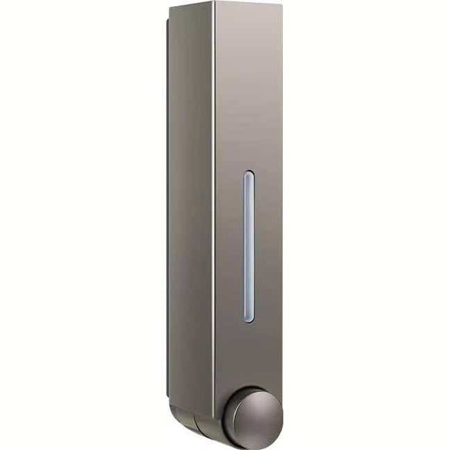 Soap Dispenser - 420 ml – Manual Wall-Mounted Bathroom & Kitchen Dispenser (Grey)