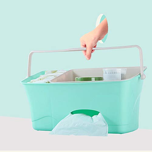 Obahdirry Green Bed Hanging Storage Box for Diapers and Baby Essentials