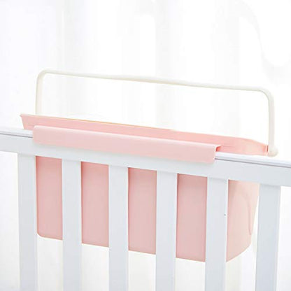 Obahdirry Green Bed Hanging Storage Box for Diapers and Baby Essentials