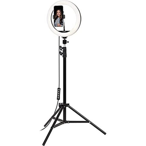 Generic Rgb Led Ring Light With Metal Tripod Stand For Live Streaming