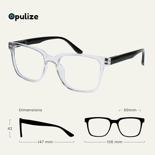 Opulize Leo Unisex Resting Glasses - Stylish Comfort For Every Room