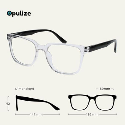 Opulize Leo Unisex Resting Glasses - Stylish Comfort For Every Room