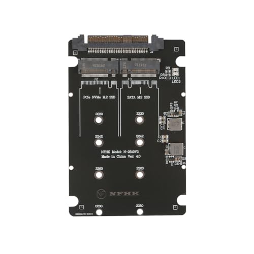 Sarini SFF-8639 NVMe U.2 to M.2 M-Key SSD Adapter with sleek design