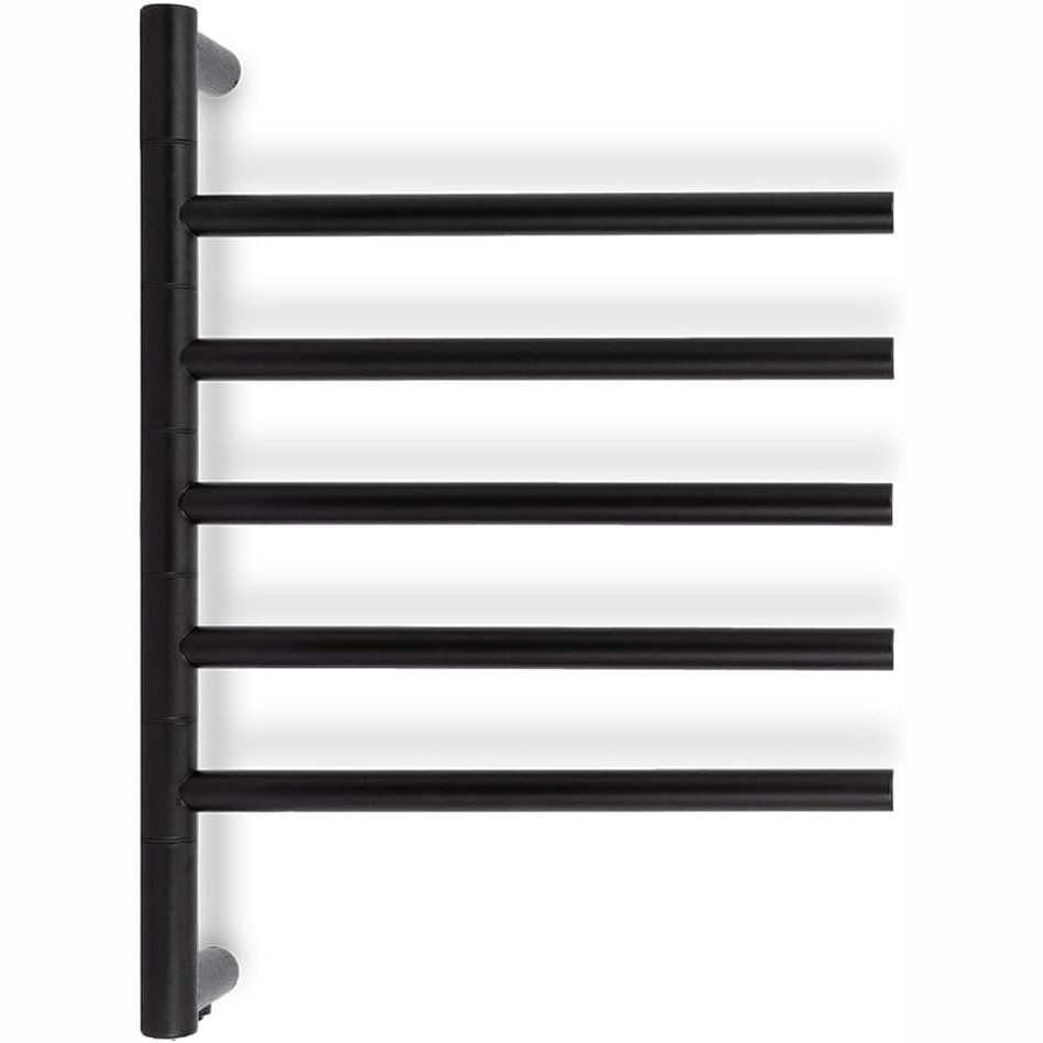 Create - Warm Towel Minimal/Electric Towel Rail with 180° Swivel Bars Black / 62.5 x 51.5,80W