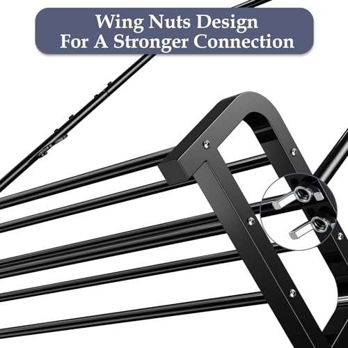 Loefme Heavy Duty Clothes and Shoe Rack with Minimalist Design
