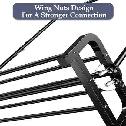 Loefme Heavy Duty Clothes and Shoe Rack with Minimalist Design