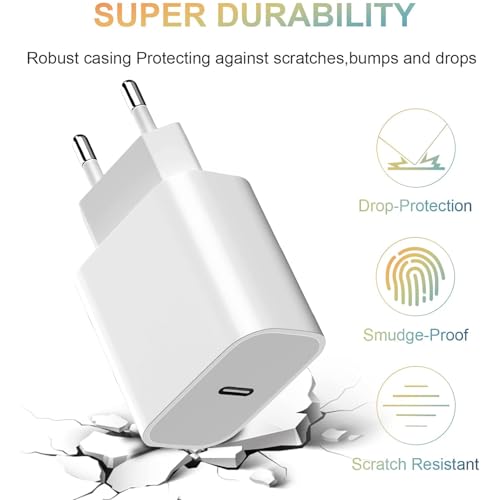 Mijun 20w Usb C Charger for Iphone & Samsung - Fast Charging