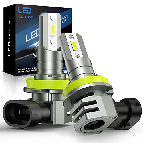 SHINYY H11 H8 H9 LED Headlight Bulbs with cooling fan, bright 6500K white light
