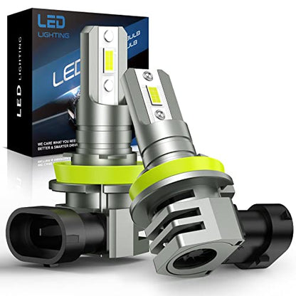SHINYY H11 H8 H9 LED Headlight Bulbs with cooling fan, bright 6500K white light