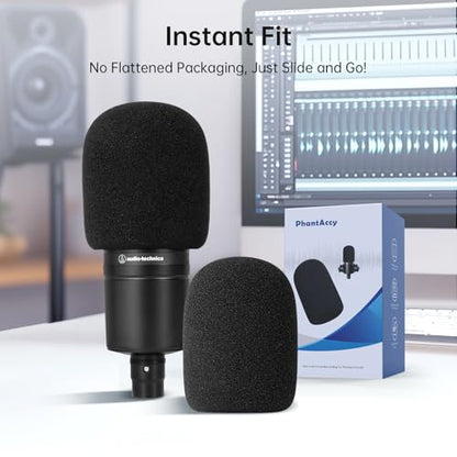 Phantaccy Pop Filter For At-2020, At-2035, At-2040, At-2050, Atr2500, Atr2500X, At-4040 - Advanced Noise Filtering