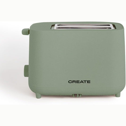 CREATE TOAST STUDIO Toaster - Sage Green 750W