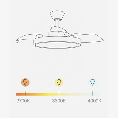 CREATE Smart Ceiling Fan with Light and Wifi Control