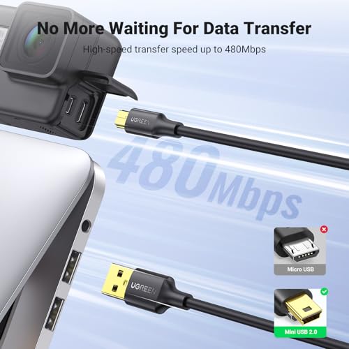 Ugreen Mini Usb Cable 3m - Compatible With Garmin Gps & More