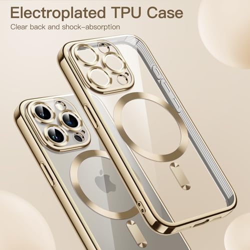 Jetech Magnetic Case for Iphone 15 Pro Max - Full Camera Protection