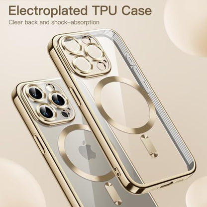 Jetech Magnetic Case for Iphone 15 Pro Max - Full Camera Protection