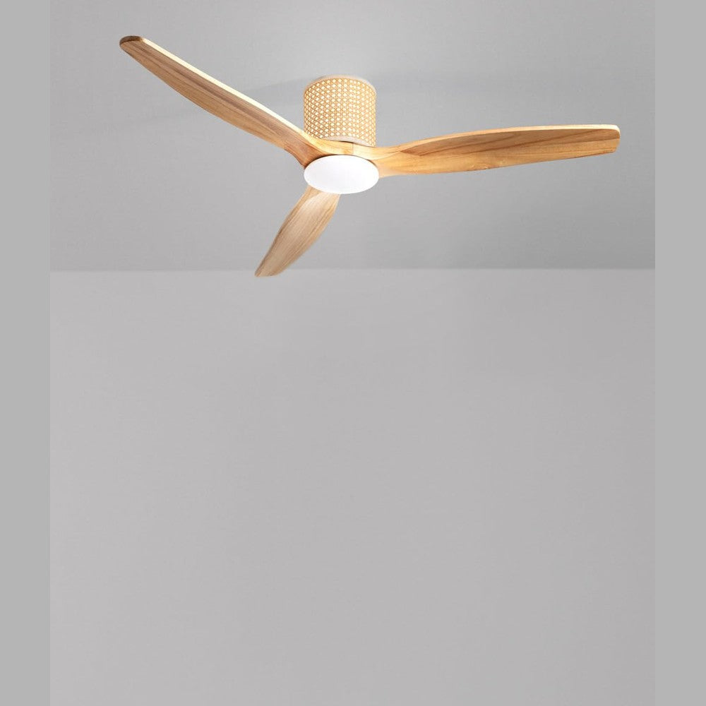 CREATE WindCalm Rattan Ceiling Fan with Remote Control