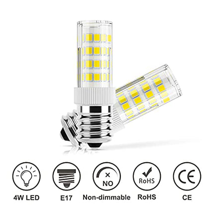 Dicuno E17 Led Bulb, Appliance Bulbs, 400lm Brightness
