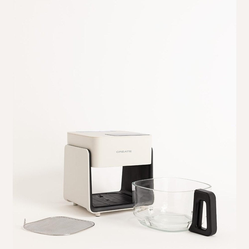 CREATE - Air Fryer Mist Oil Free Fryer 4.2 L with Steam Release – Off White
