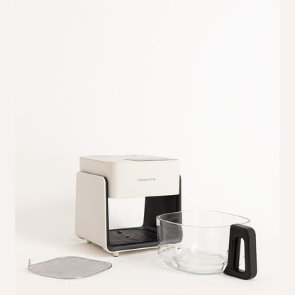 CREATE - Air Fryer Mist Oil Free Fryer 4.2 L with Steam Release – Off White