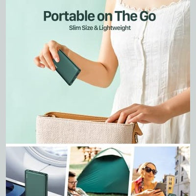 Coolreall Power Bank 10000 Mah - Slim & Light Charger With Fast Charging