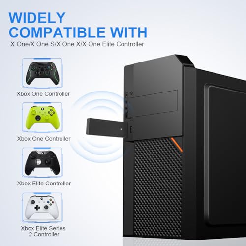 Axfee Wireless Usb Adapter Bluetooth Receiver For Switch - Compatible With X-Box One, Elite Series - High Quality & Stable Connection
